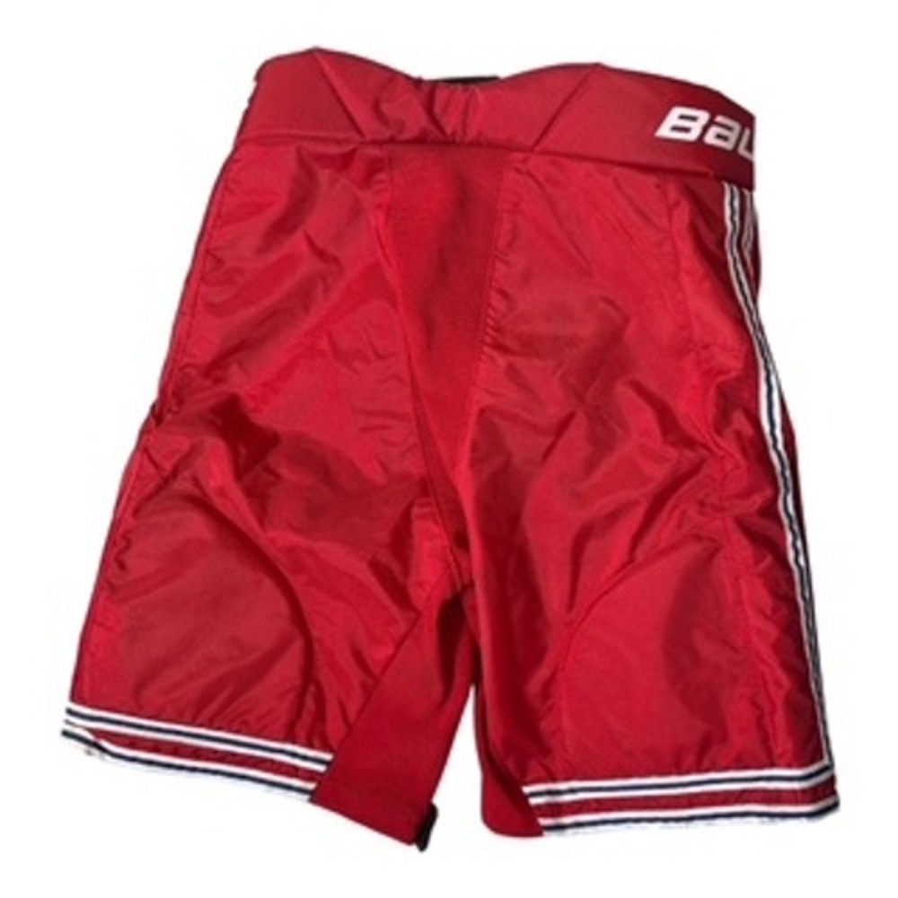 Bauer Red Ice Hockey Pants MF Logo Lace Up Padded Mens Small - Picture 6 of 9